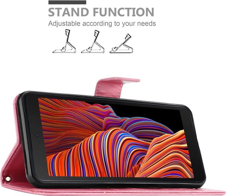 Produktbild Cadorabo Flower Book Hülle (Samsung Galaxy Xcover 5)