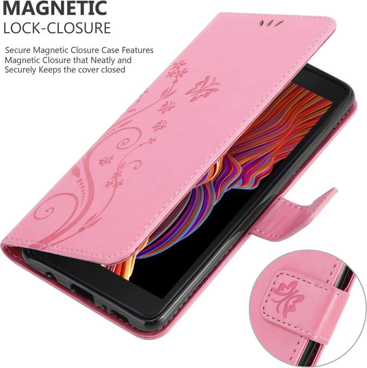 Produktbild Cadorabo Flower Book Hülle (Samsung Galaxy Xcover 5)