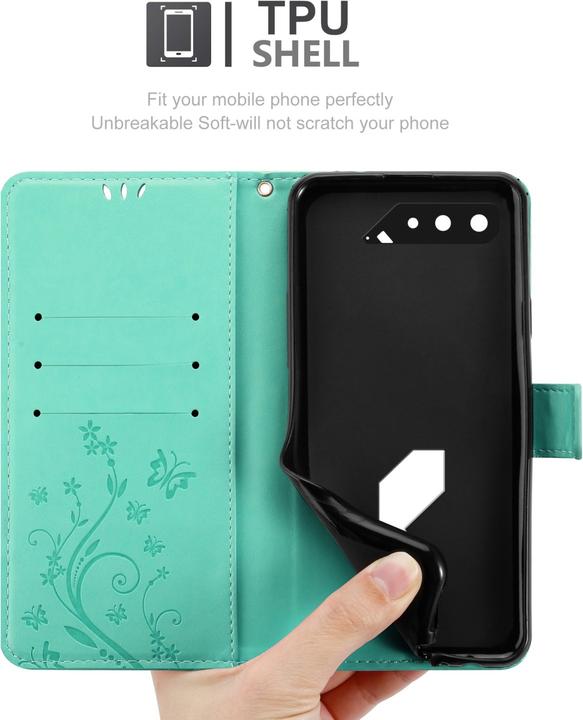 Immagine prodotto Cadorabo Custodia Flower Book (Asus ROG Phone 5)