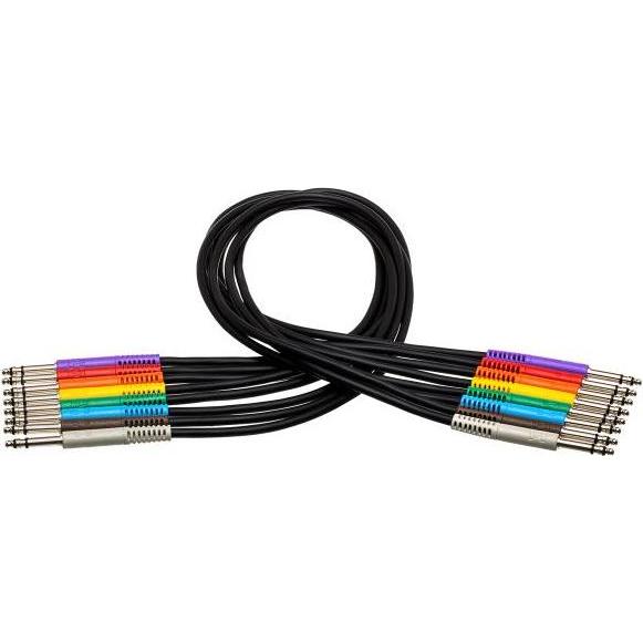 Hosa TTS-Serie Patchkabel Tiny Telephone 30-90cm (0.90 m, 4.4mm (Bantam)), Audio Kabel