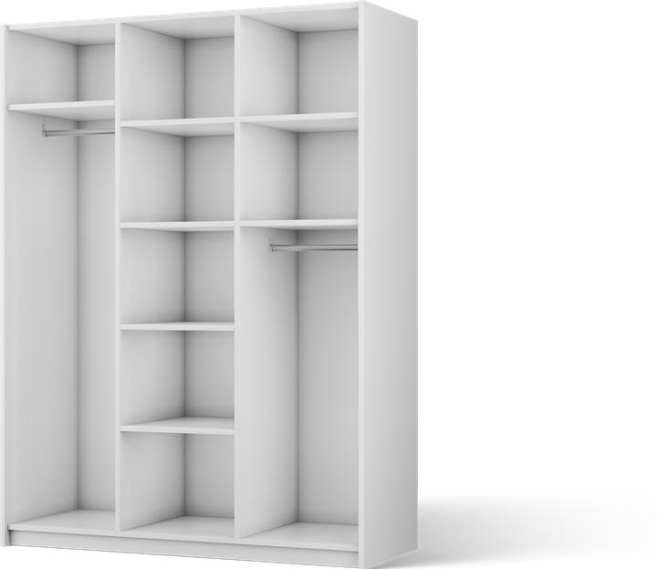 Produktbild ADRK Furniture Alera III Drehtürenschrank (148 x 58 x 204 cm)