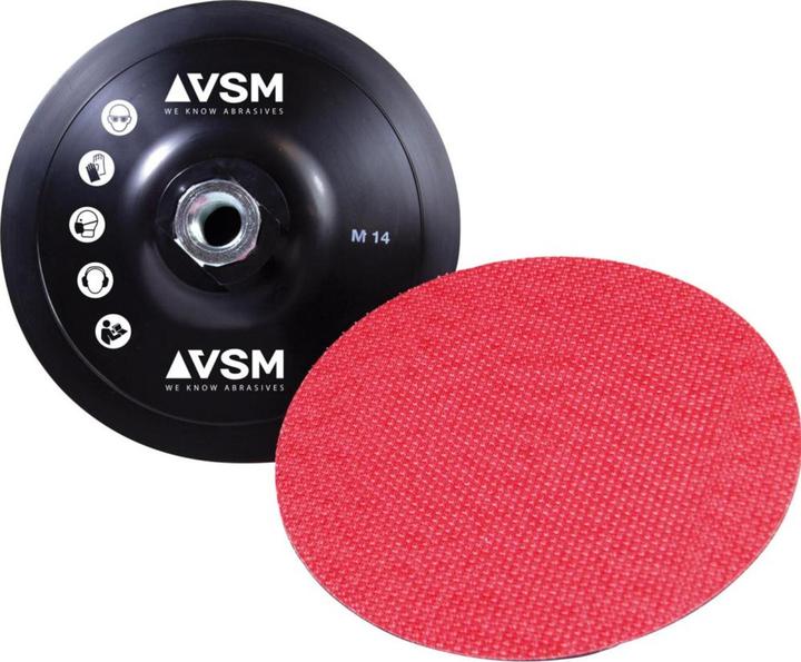 Vsm Plate with hook base Ø125mm M14 ZKL