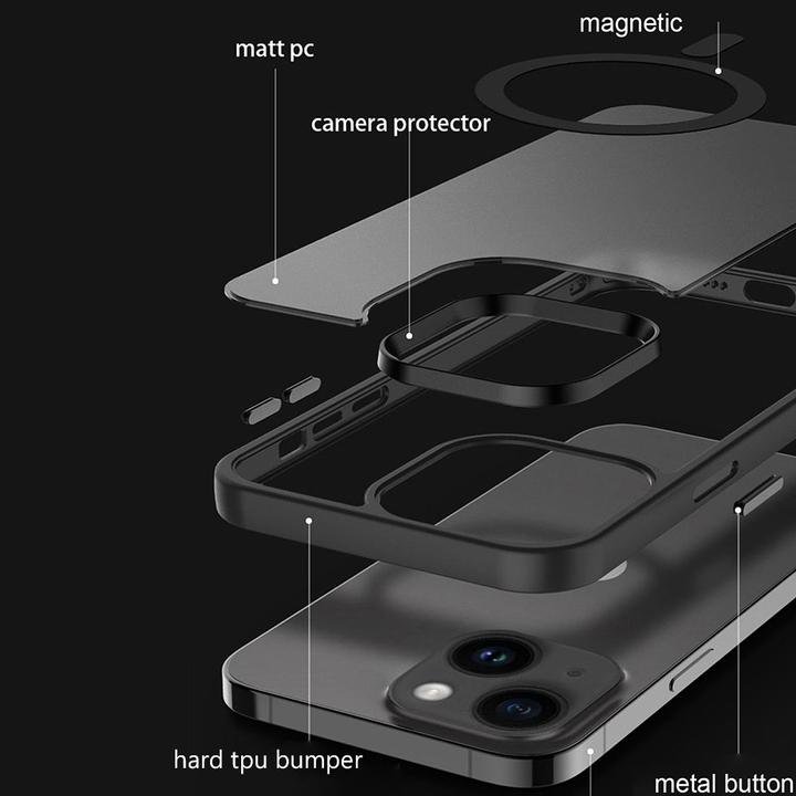 Actual product image Cadorabo Case for Apple iPhone 14 compatible with Magsafe Protective Cover (Apple iPhone 14)