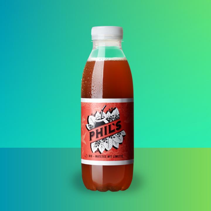 Produktbild Phil's Bio-Matetee mit Limette (12 x 50 cl)