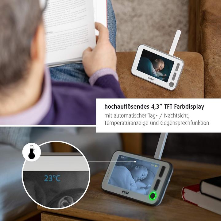 Produktbild Reer BabyCam XL (Babyphone mit Kamera, 300 m)