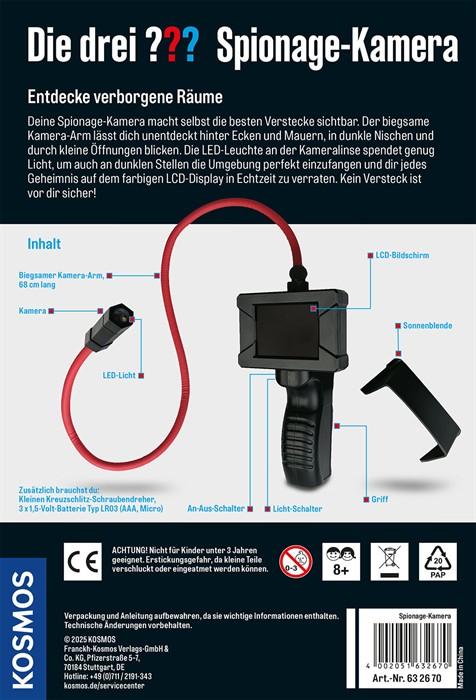 Actual product image Kosmos Die drei??? Spionage-Kamera