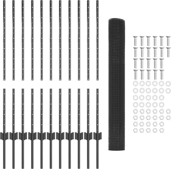 Produktbild vidaXL Hühnerdrahtzaun