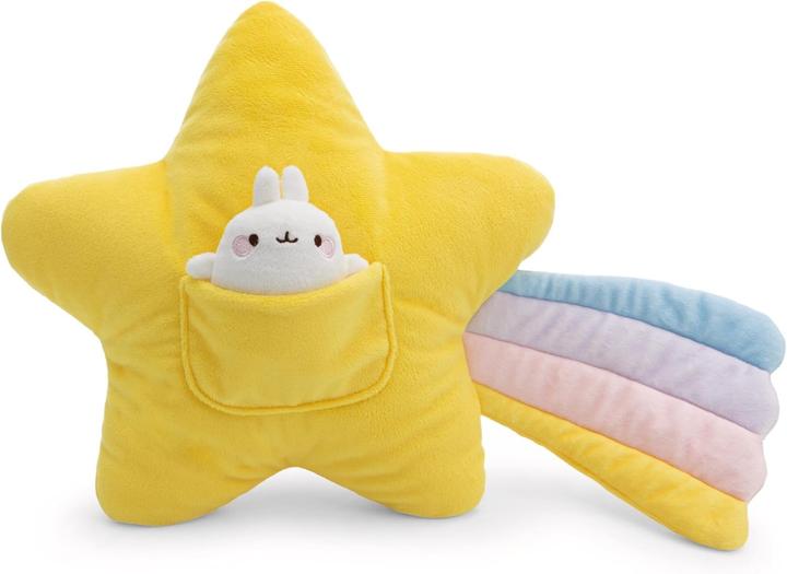 NICI 62222 Kissen MOLANG Sternschnuppe 40x28cm (40 x 28 cm)