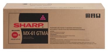 Actual product image Sharp MX61GTMA Toner Cartridge (e) Original (M)