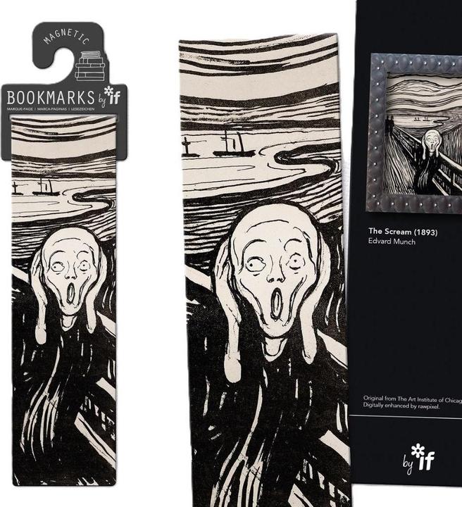 Image du produit IF Klassisches magnetisches Scream-Lesezeichen