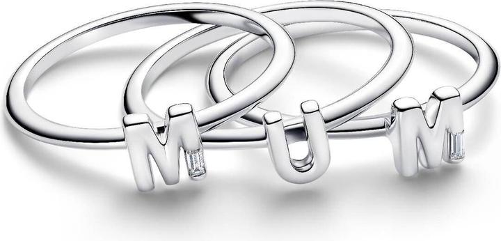 Produktbild Pandora MUM Buchstaben Teilbarer Ring (48)