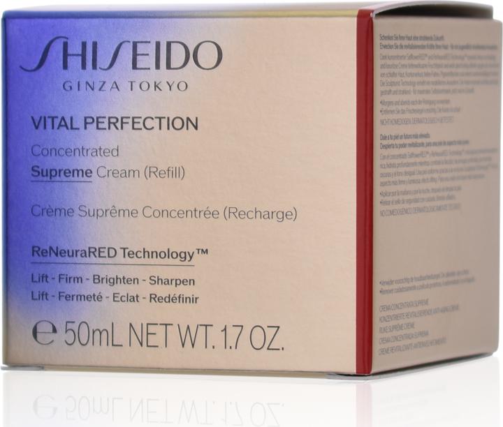 Immagine prodotto Shiseido Ricarica di Crema Suprema Concentrata VITAL PERFECTION (50 ml, Crema da giorno)