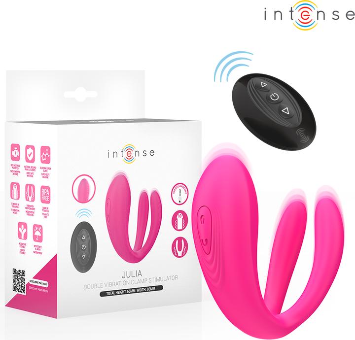 Intense - Julia Doppelvibrator-Klemmenstimulator Mit Fernbedienung
