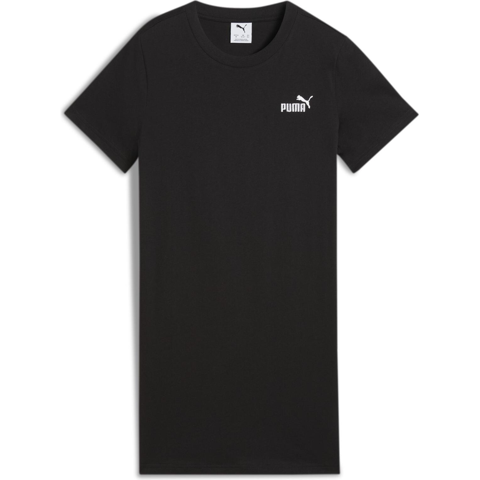 Puma, Damen, Kleider, ESS Small No. 1 Logo Shortsleeve Dress G, Schwarz, (164)