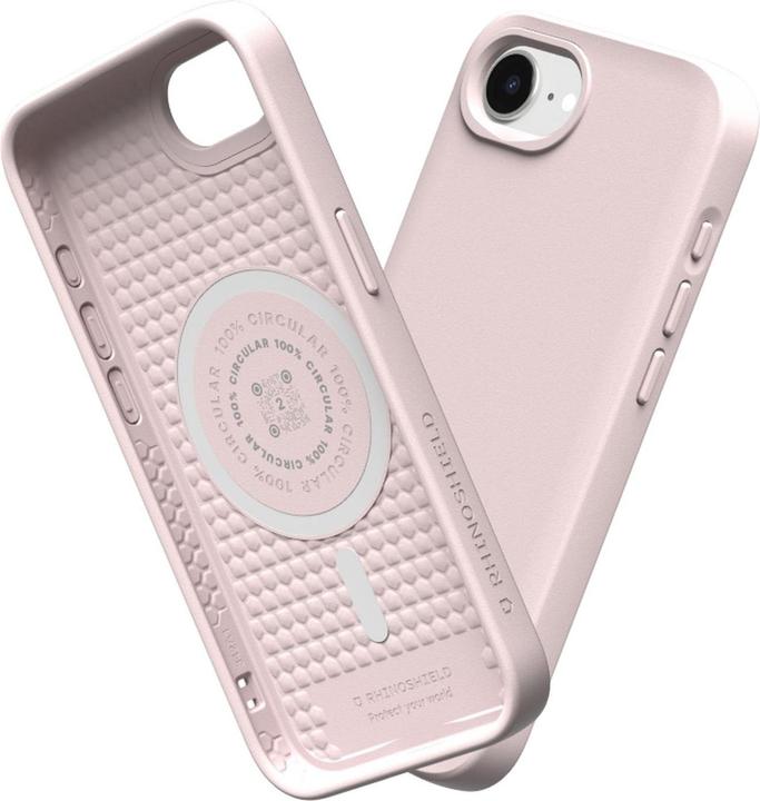 Image du produit RhinoShield SolidSuit MagSafe iPhone 16e Raspberry Sorbet (Apple iPhone 16e)