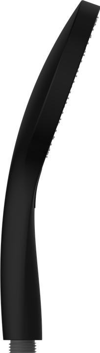 Produktbild Schütte Duschkopf Bad CAPRI Handbrause Schwarz matt Wassersparende Dichtung 60993 (3 Strahlarten, 8 l/min)