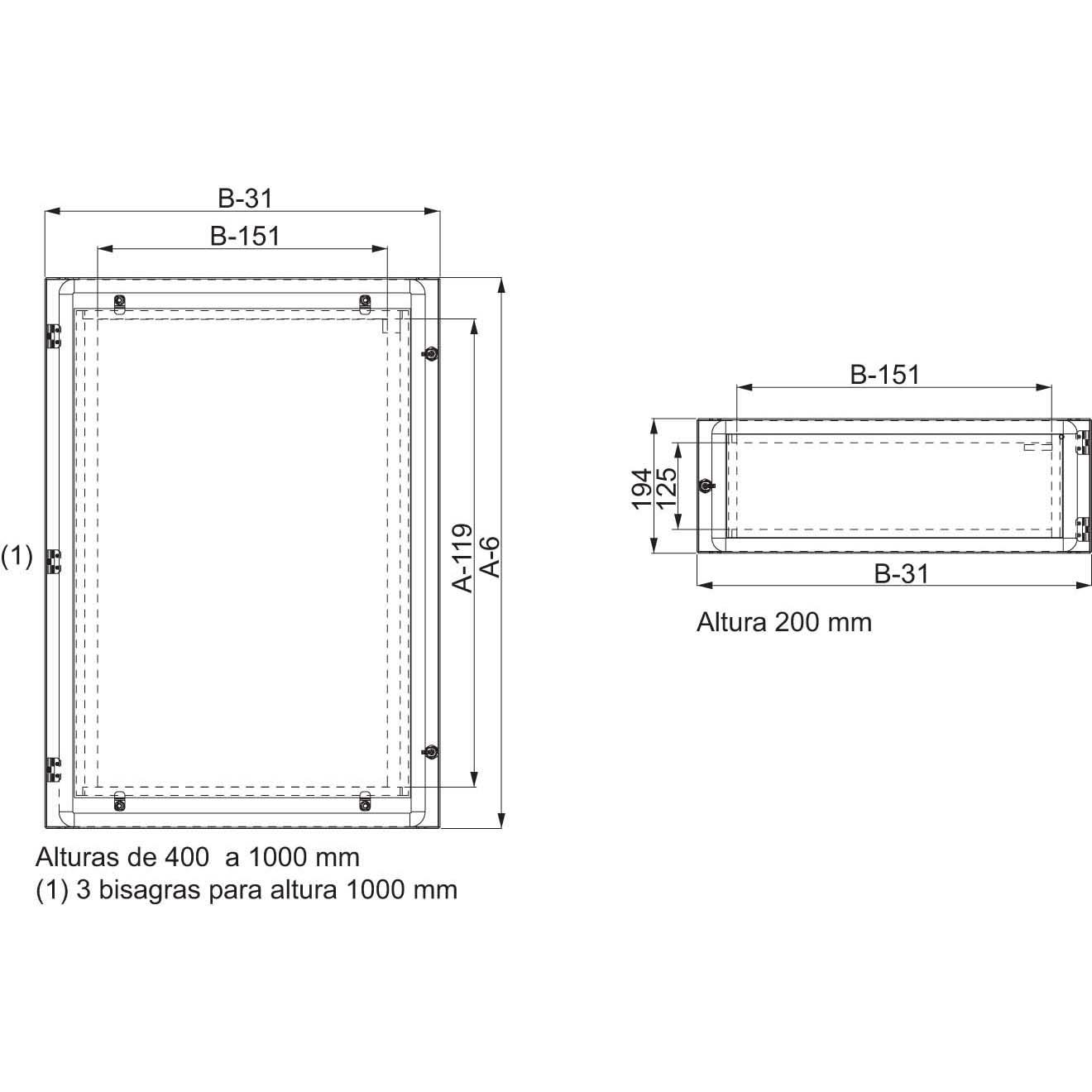 Thumbnail - Schneider Electric Sicht-Teiltür SF 800x800mm NSYMPD88T, Serverschrank Zubehör, Grau