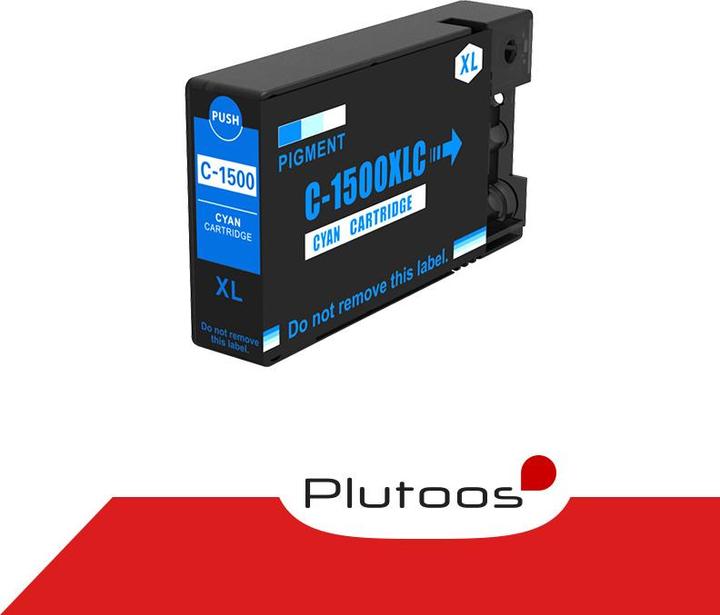 Actual product image Plutoos Canon PGI-1500 Cartridge XL, Cyan (C)