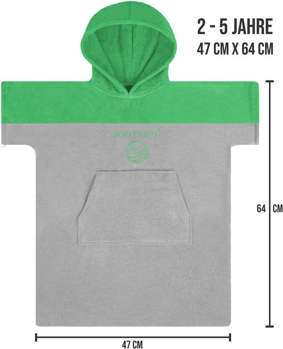 Actual product image Normani Kinder Badeponcho 2-5 Jahre Puwai