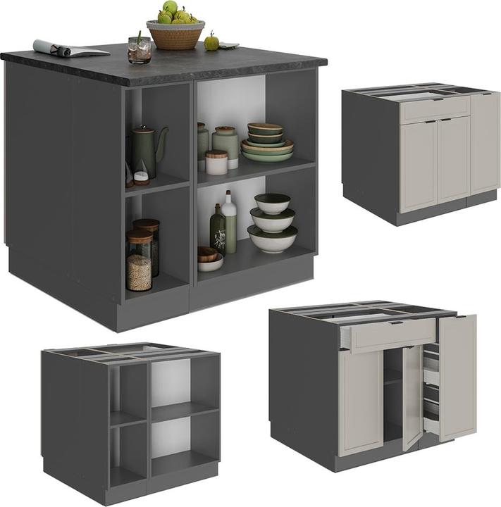 Produktbild Vicco Kücheninsel Fame-Line (90 x 81.60 x 82 cm)