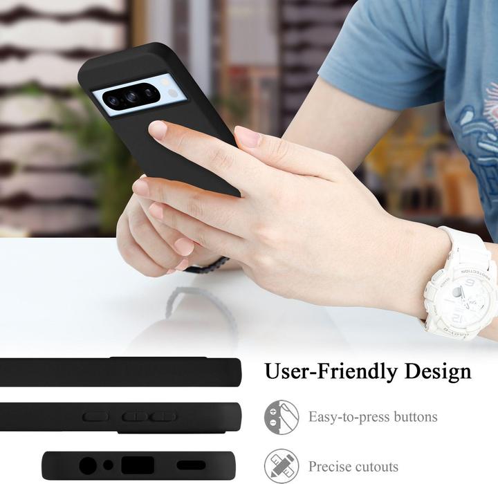 Actual product image Cadorabo Case for Google PIXEL 8 Pro TPU in liquid protection silicone design (Google Pixel 8 Pro)