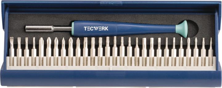 Actual product image Tecwerk Feinmechanikerbitset (Allen screw, Screw slot)