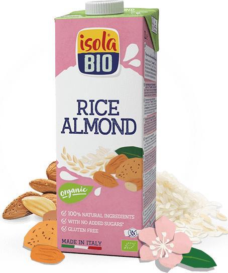 Actual product image Isola Bio Mandel Reis Drink (1 x 100 cl)