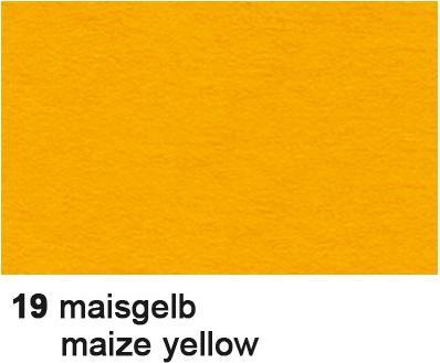 Actual product image Ursus Clay drawing paper 50x70cm 2232219 130g, medium yellow (130 g/m², 10x)