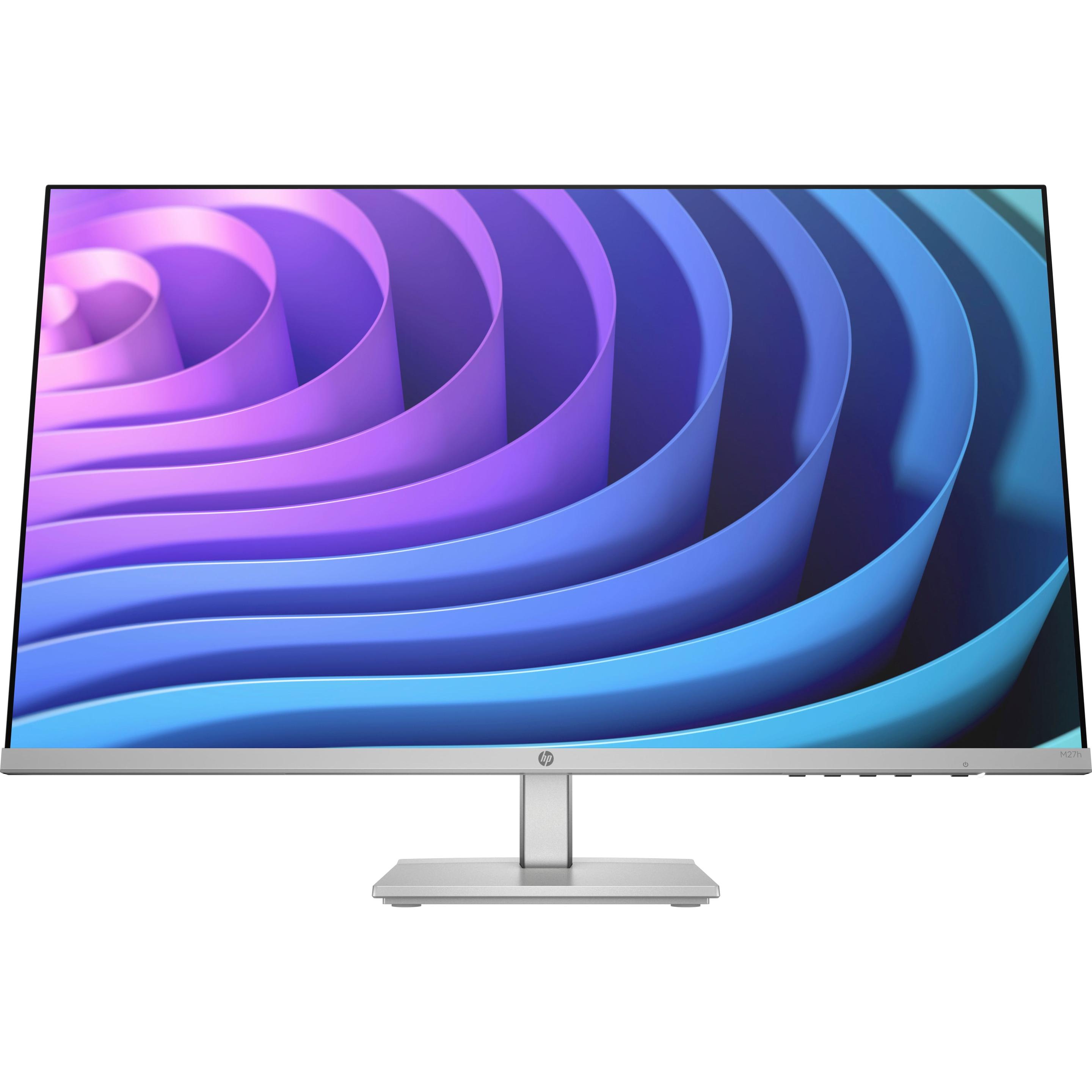HP M27h FHD Monitor 68,58cm 27Zoll IPS 1920x1080 16:9 300cd/m2 5ms VGA 2xHDMI Black/Silver (P) (1920
