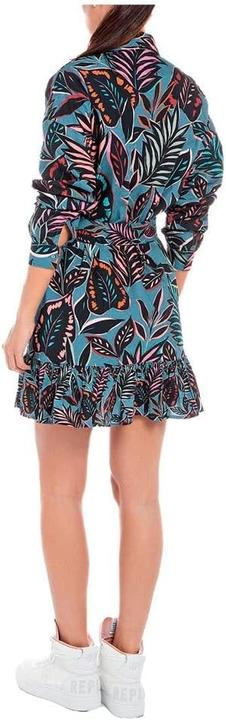 Image du produit Replay Robe imprimée en poplin de coton (XL)
