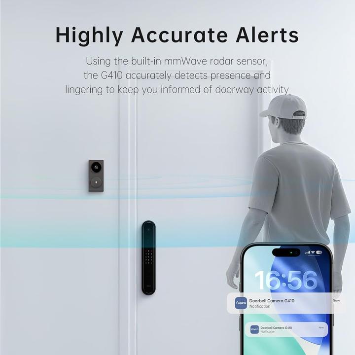 Produktbild Aqara Smart Türklingel Kamera G410 (Kabelgebunden, WLAN, ZigBee)