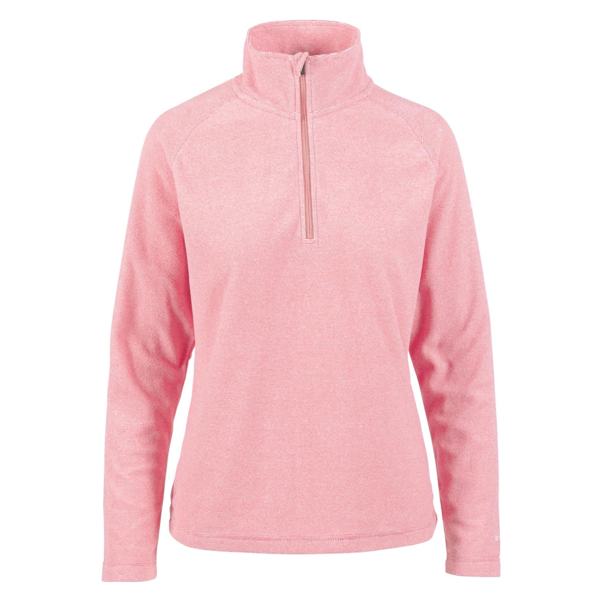 Trespass, Damen, Outdoorjacken, FleeceTop Meadows Mit Reissverschluss Bis Zur Brust (Xl), Rot, Xl