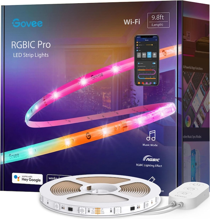 Image du produit Govee Lumière de bande LED RGBIC (RGBIC, 300 cm, Intérieur)