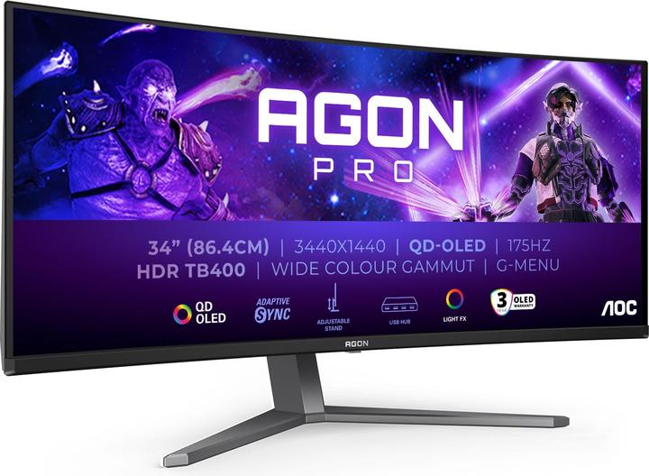 AOC Agon Pro (3440 x 1440 pixels, 34")