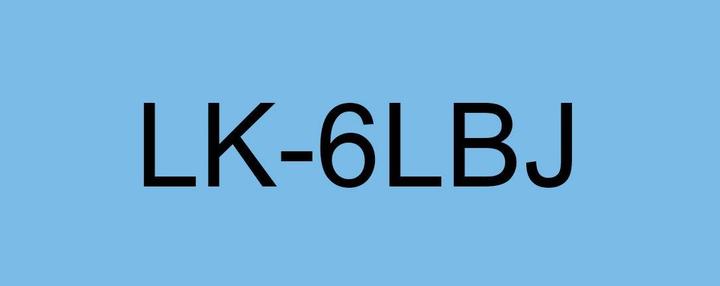 Actual product image Epson Matte Blue/Black 24mm LK-6LBJ (2.40 cm, Blue)