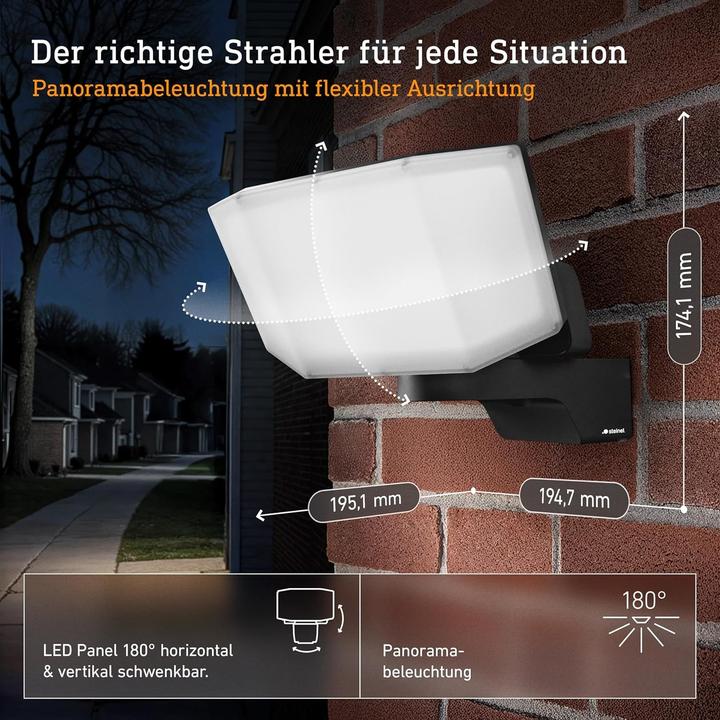 Produktbild Steinel LED STRAHLER XLED PROTECT ANT 090029 Aussenstrahler EEK E A - G (1694 lm, IP44)