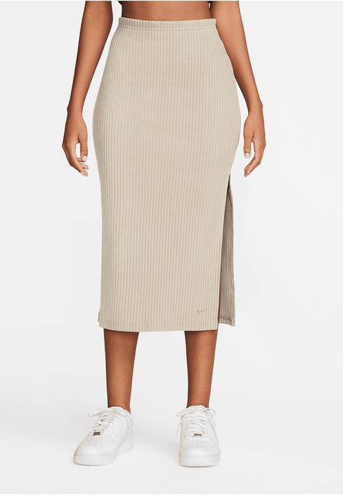 Produktbild Nike Sportswear Chill Knit Ribbed Midi Skirt - 201229 (S)