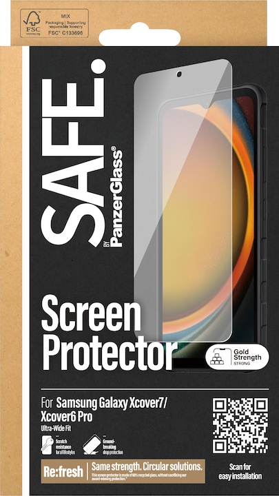 Produktbild PanzerGlass Uwf Tempered Glass (50 Stück, Samsung Galaxy Xcover 7, Samsung Galaxy XCover 6 Pro)