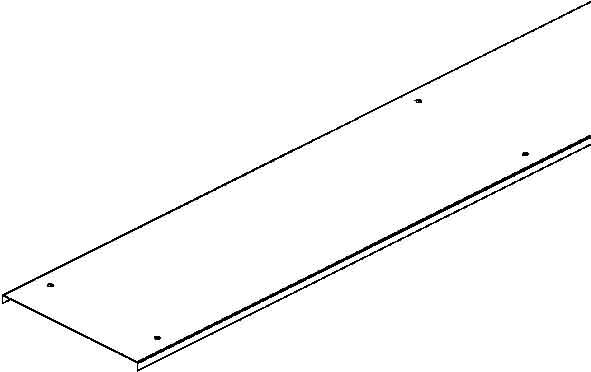 Produktbild Niedax NIE WDV300 Deckel fÃ¼r Weitspannkabelrinnen/-leitern 304x3000m
