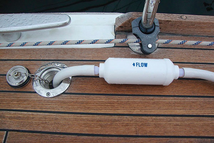 Actual product image Yachticon Inline water filter