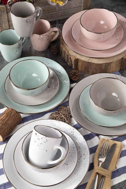 Produktbild Domoletti Dinner Plate With Speckle Mint 27cm