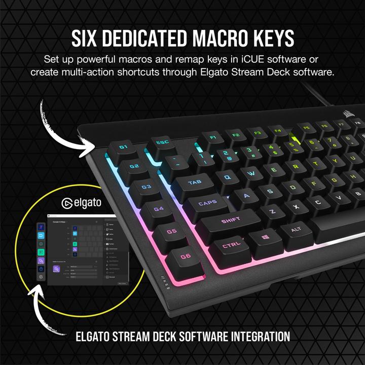 Produktbild Corsair K55 Pro XT (DE, Kabelgebunden)