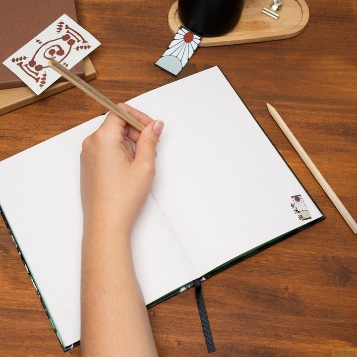 Actual product image Demon Slayer Kimetsu no Yaiba A5 premium notebook (A5)