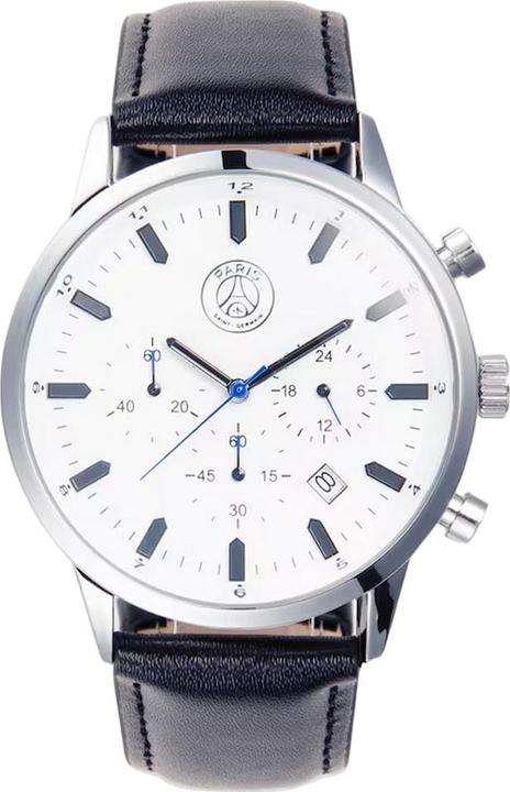 Actual product image Paris Saint Germain Mens Crest Chronograph Watch (Chronograph, 38 mm)