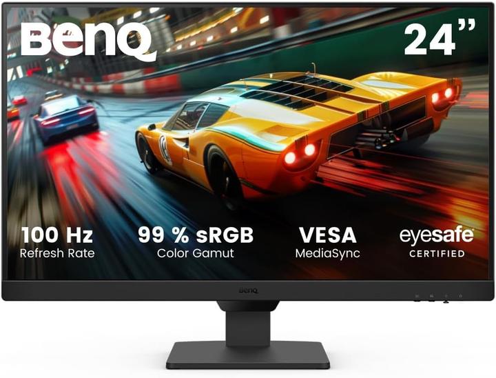 Actual product image BenQ LCD GW2490E 23.8" IPS/1920×1080/100Hz/5ms/DP/2xHDMI/Jack/VESA/Repro/Flicker-free/Low Blue Ligh (1920 x 1080 pixels, 23.80")
