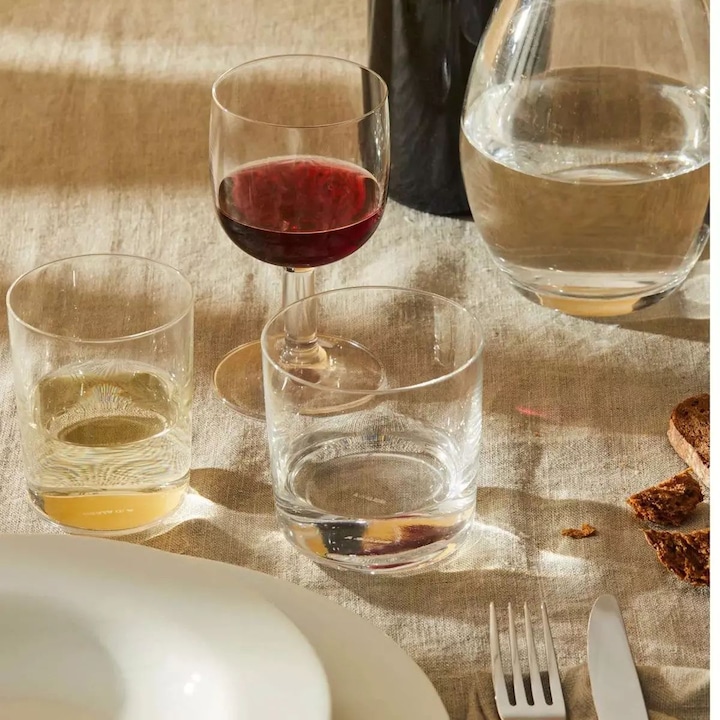Immagine prodotto Alessi Famiglia di vetro (20 cl, 4 Occhiali, Bicchieri da vino rosso, Bicchieri da vino bianco)