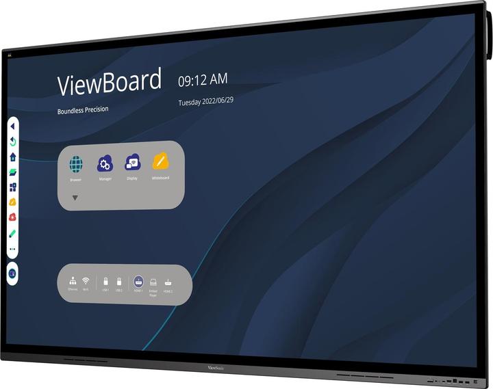 Produktbild Viewsonic IFP7562, 189,2 cm (74.5 Zoll), 3840 x 2160 Pixel, 4K Ultra HD, 3,5 mm, 15 W, 15 W (3840 x 2160 Pixel, 74.50")