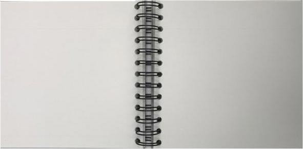 Actual product image Kunst&Papier Sketchbook (170 x 170 mm, Hardcover)