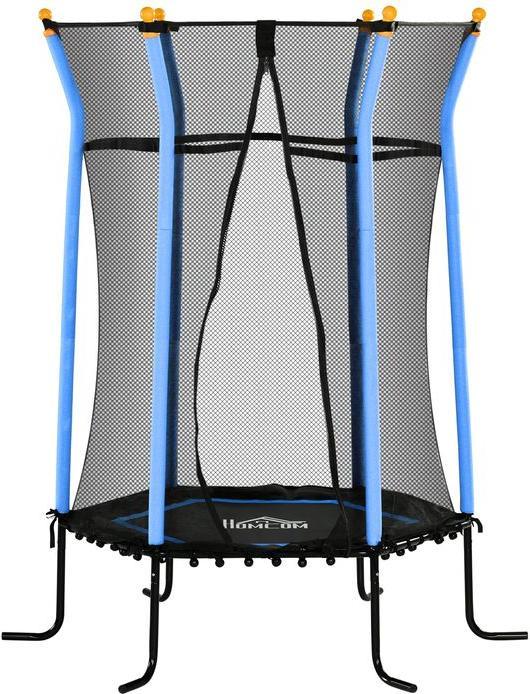 Produktbild Swisshandel24 Kinder Trampolin Ø163,5 cm, Indoor Trampolin, Kindertrampolin bis 50 kg Blau (163.50 cm)