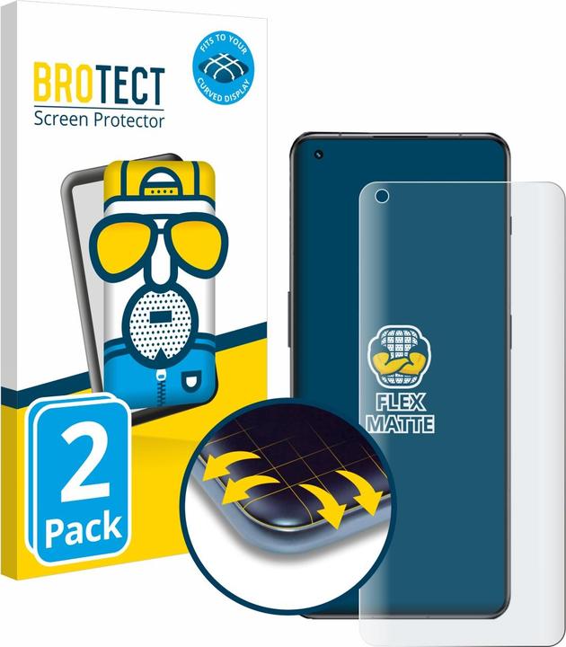 Produktbild BROTECT Full-Cover Displayschutz Matt (2 Stk., OnePlus 11)